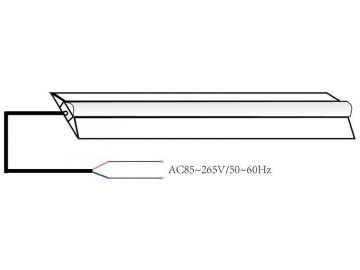 一体型LEDベースライト逆富士型器具