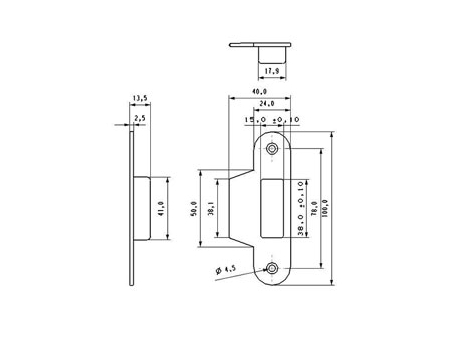 MPF1612 レバーハンドル空錠