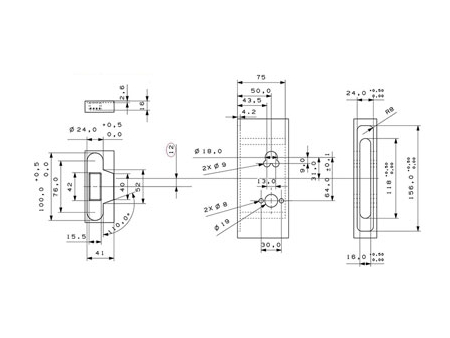 MPF1612 レバーハンドル空錠