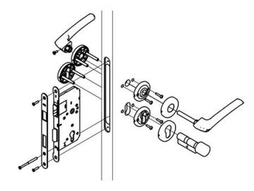 MG1624 レバーハンドル錠