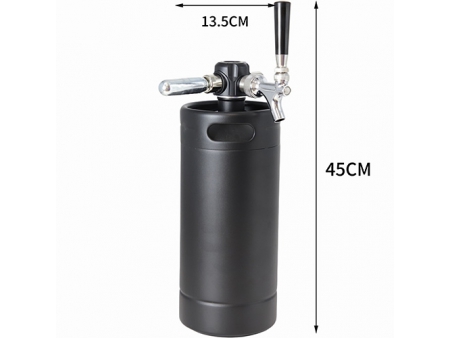 4L CO2ディスペンスヘッド付き4Lシングルウォール樽