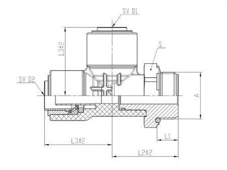 軽量型プッシュイン継手