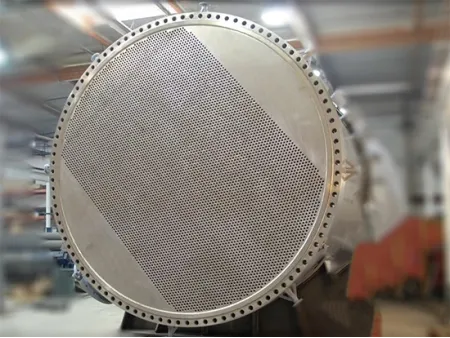 チタン製シェル＆チューブ式熱交換器