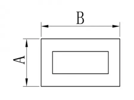 アルミ角パイプと長方形材