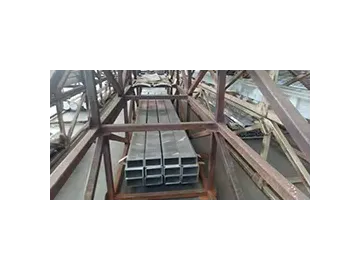 アルミ角パイプと長方形材