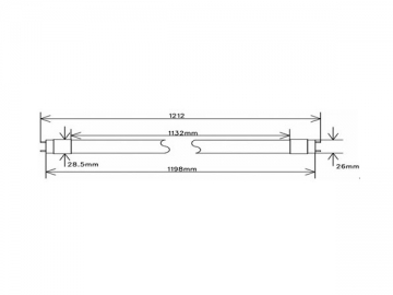 16W LED T8 蛍光灯