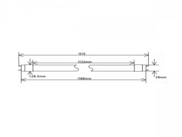 21W LED T8 蛍光灯