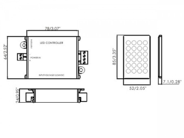 SC-WC7-V1 LED コントローラ