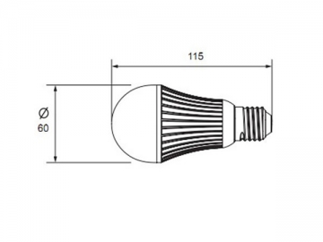 COB LED 電球