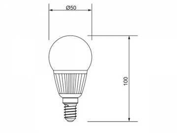 1W LED 電球