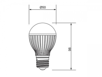 3W LED 電球