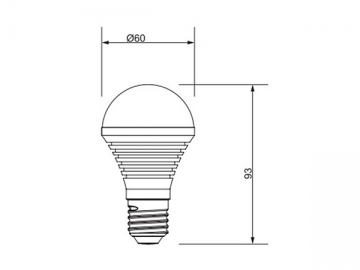 3W LED 電球