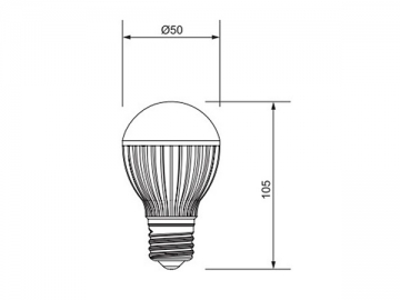 3W LED 電球