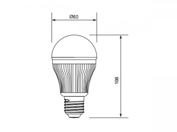 5W LED 電球