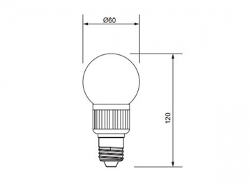 5W LED 電球