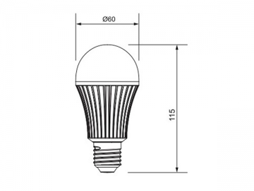 5W LED 電球