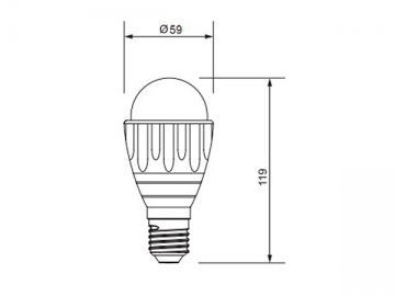 5W LED 電球