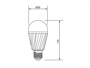 5W LED 電球