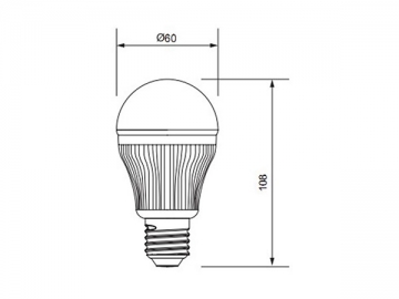 7W LED 電球