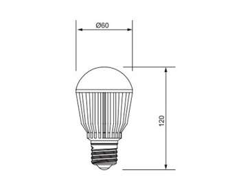 7W LED 電球