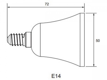 E14 LED カップライト