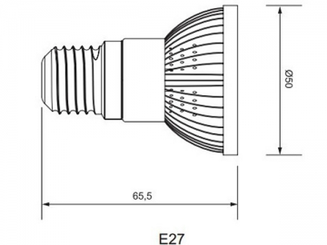 PAR16 E27 LED カップライト