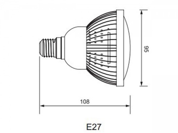 PAR30 E27 LED カップライト