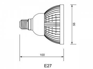 PAR30 E27 LED カップライト