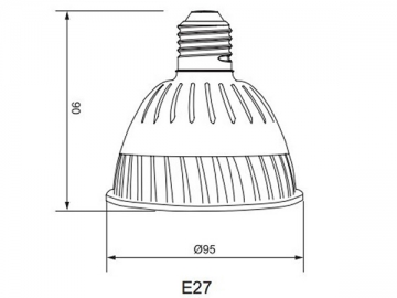 PAR30 E27 LED カップライト