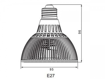 PAR30 E27 LED カップライト