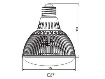 PAR30 E27 LED カップライト