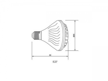 IP40 LED カップランプ