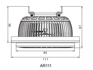 AR111 LED カップライト