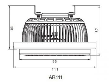 AR111 LED カップライト