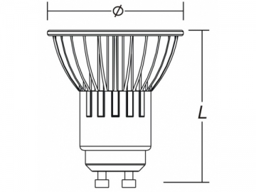 1W GU10 LED スポットライト