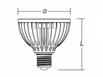 E27 PAR30 LED スポットライト