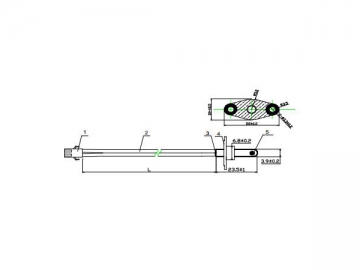 温度センサー<small>(水洗トイレ用のNTCサーミスタセンサー)</small>