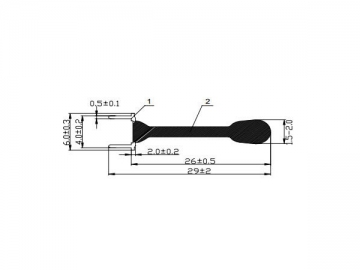 温度センサー<small>（火災警報システムや煙検出器温度を測定するセンサー）</small>