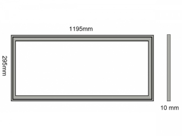 正方形LED パネルライト, 295*1195mm 45W
