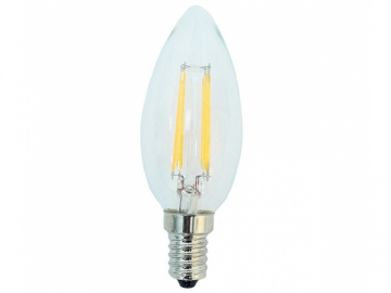 COB LED フィラメント電球 E14, 2W/3W