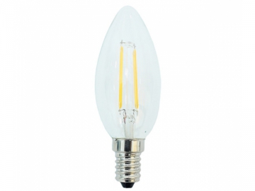 COB LED フィラメント電球 E14, 2W/3W