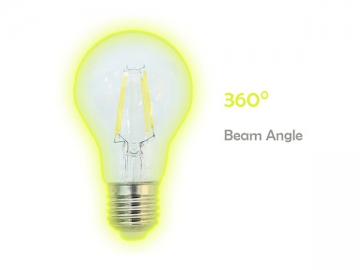 COB LED フィラメント電球 (E27), 4W/6W