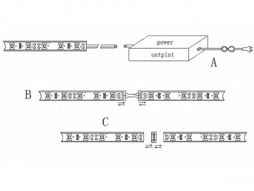 SMD3528 曲げ可能 LED ストリップ ライト