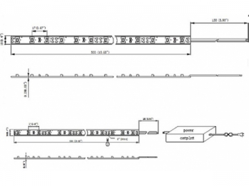 SMD3528 曲げ可能 LED ストリップ ライト