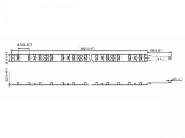 SMD3528 曲げ可能 LED ストリップ ライト