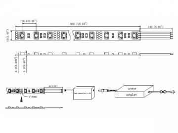 柔軟 LED 、SMD5050 LED ストリップ ライト