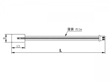 薄膜温度センサ、高温タイプ、MJMA